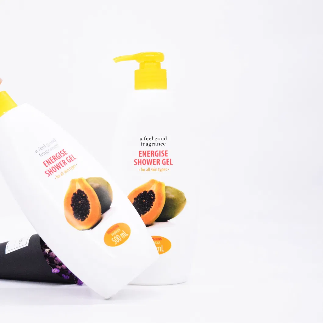 Three Kinds of Shower Gel Nourishing Body Wash Moisturizing Skin - Papaya Details