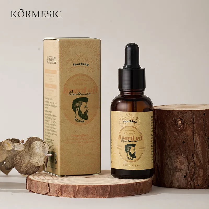 Premium Men's Beard Care Soft Shine Oil for Grooming