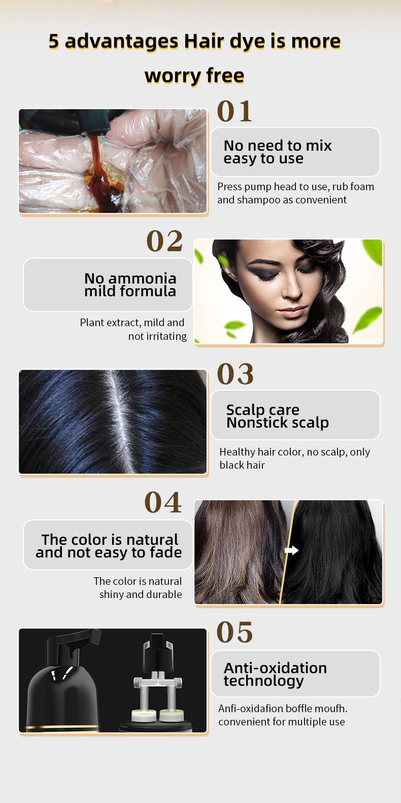 Hair Dye Shampoo 4