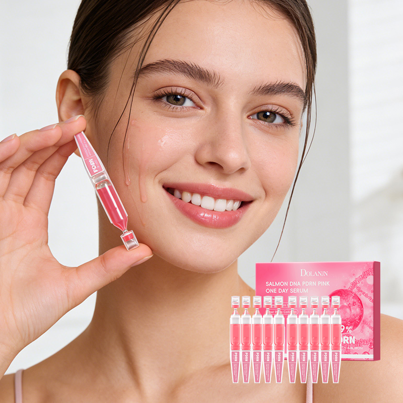 Private Label Anti-aging Whitening Brightening Moisturizing Niacinamide Collagen Skin Care PDRN Salmon DNA Face Ampoule Serum