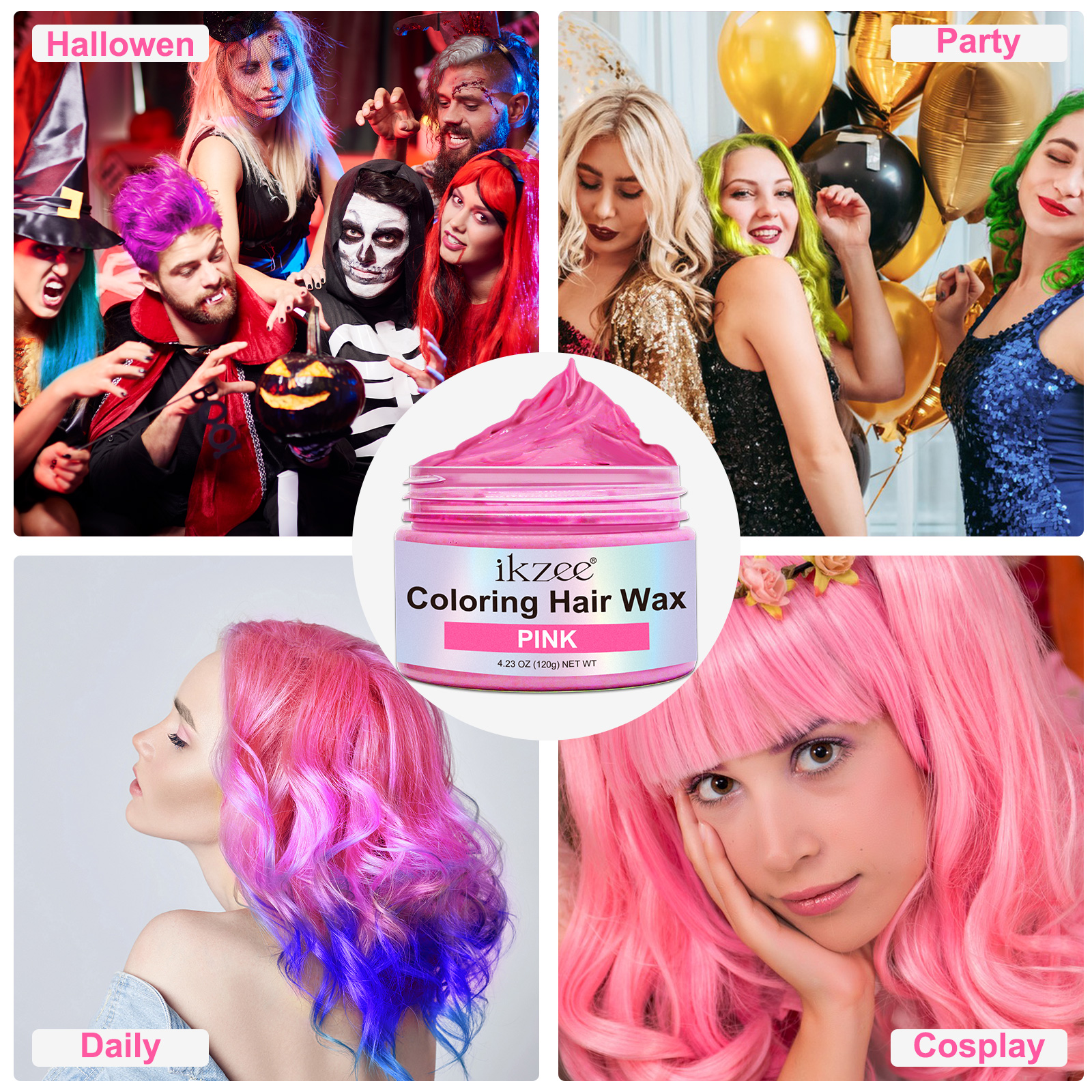 Coloring Hair Wax Showcase 6