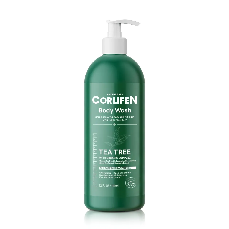 Private Label Hotel Body Wash High Quality Antibacterial Tree Soothing Lightening Shower Gel Cosmetics