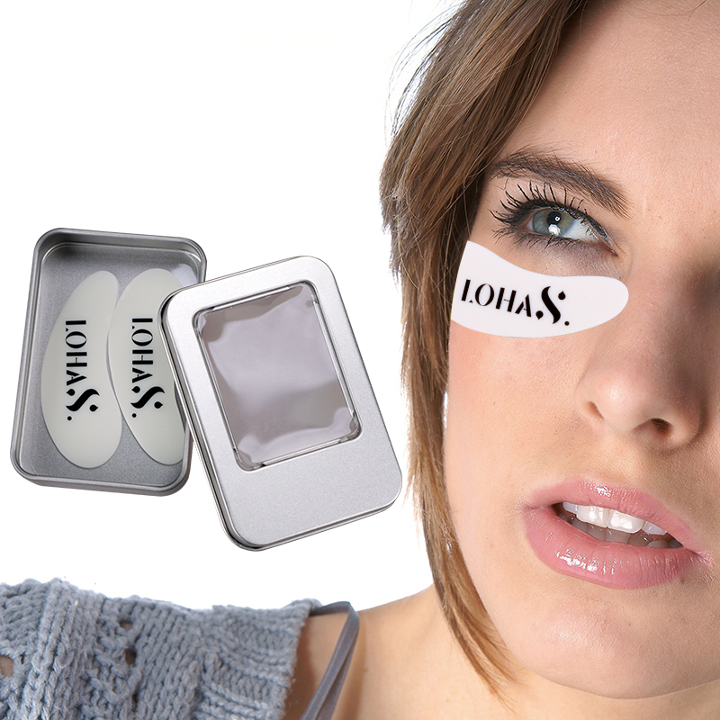 LOHAS Thick Silicone Eye Patch Reusable Silicone Eye Mask Under The Eye Pad For Anti-Wrinkle And Eyelash Extension