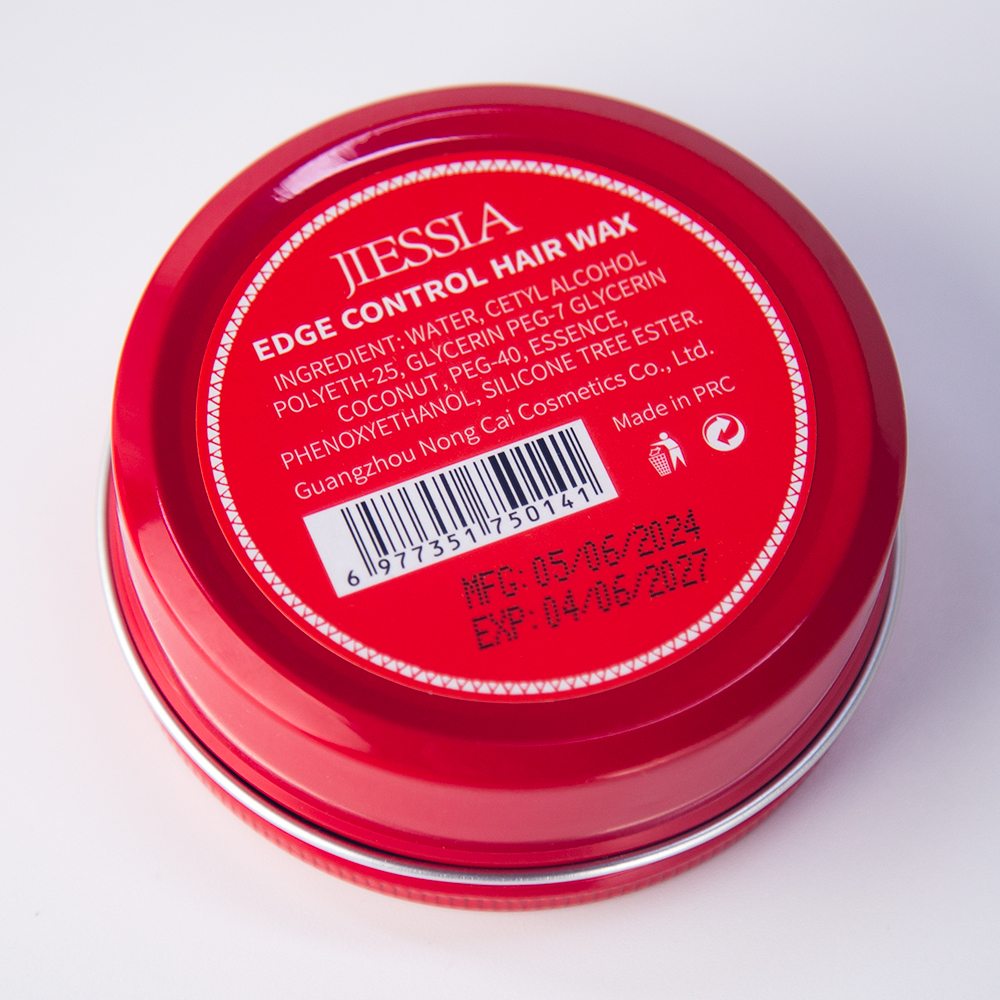 Hot Selling Coloring Color Styling Gel Natural Strong Hold Red Hair Edge Control