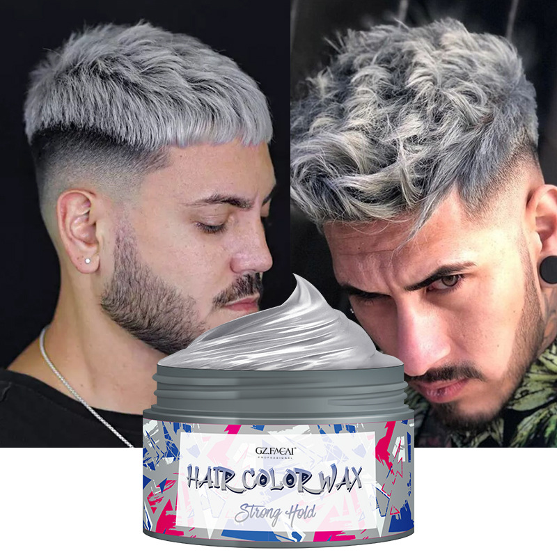 9 Color Temporary Hair Coloring Wax Clay Hair Styling Matte Trends Popular Party Colored Hair Mud Halloween Products