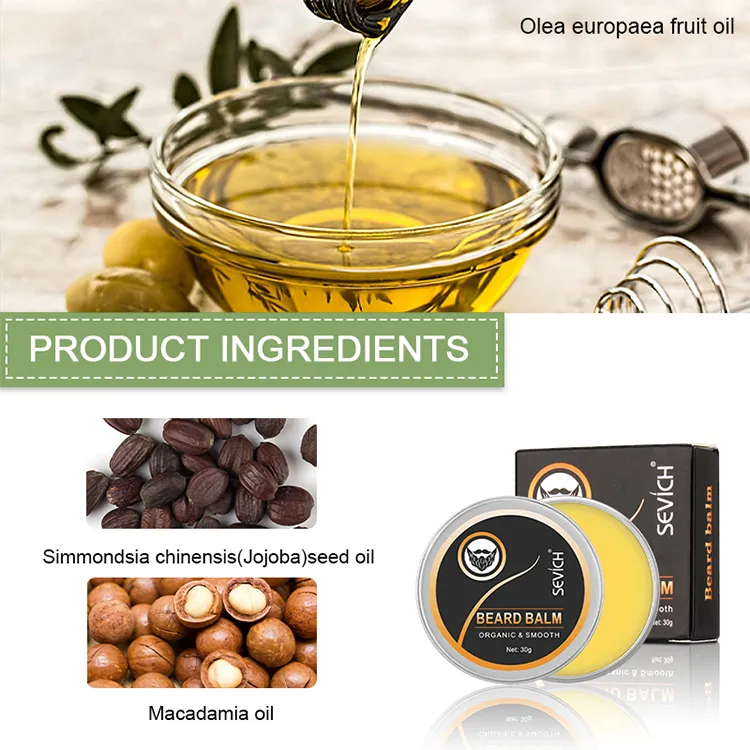 OEM Professional Pure Natural Beard Grooming for Men Balm