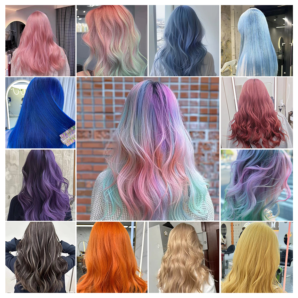 OEM Professional Salon-Grade Hair Color Kit with 76 Semi-Permanent Hair Dye Cream Colors Wide Variety Hair Styling Product