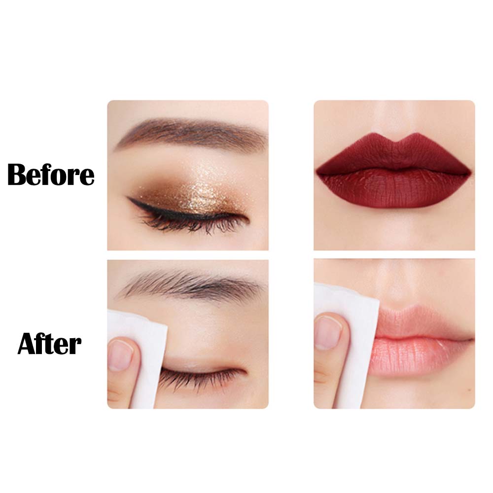 Cleansing Makeup Remover Wipes Singles Organic Makeup Removal Wet Wipes for Face