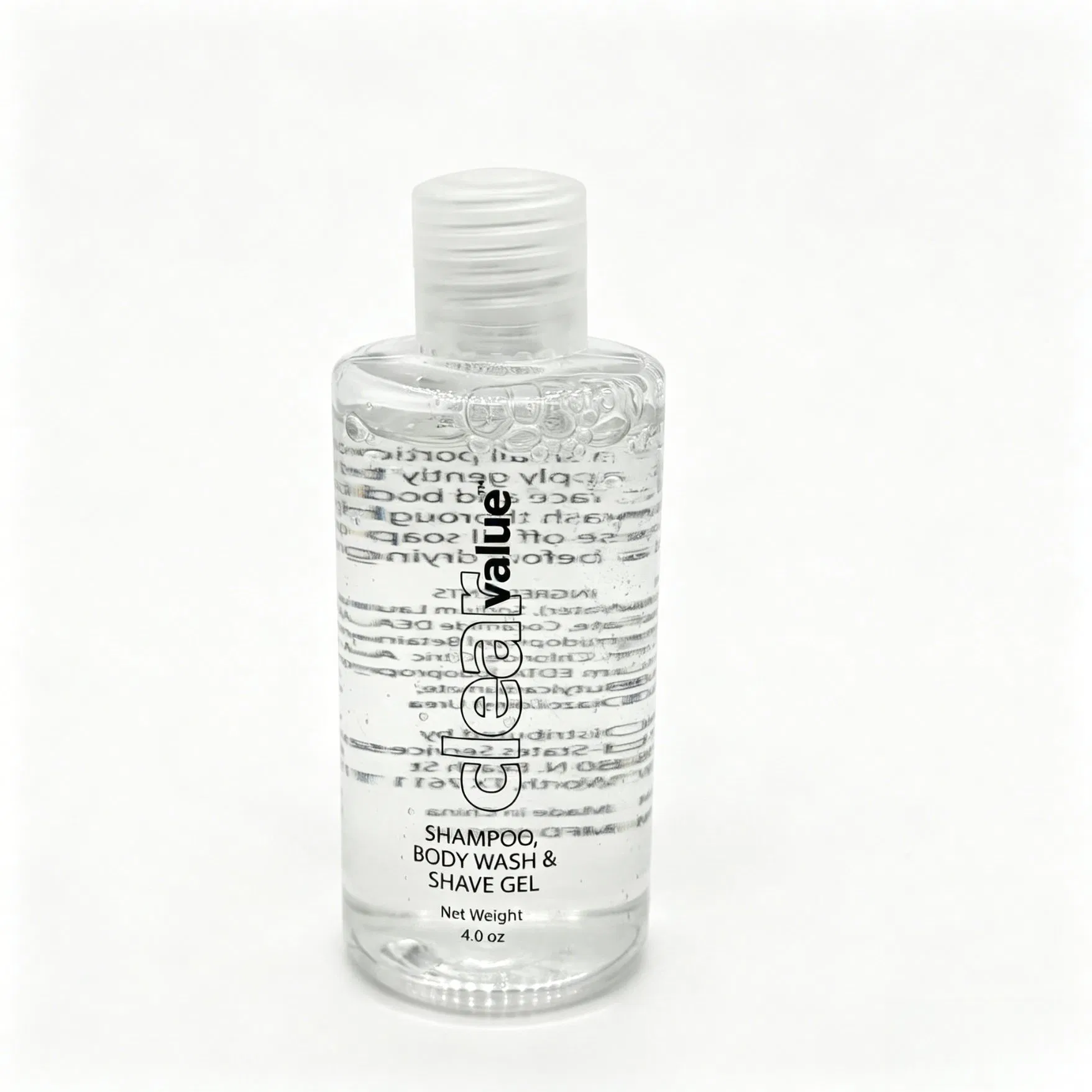 OEM Disposable 3-in-1 Shampoo &amp; Body Wash Bottle (4.0oz) Hotel Use 02