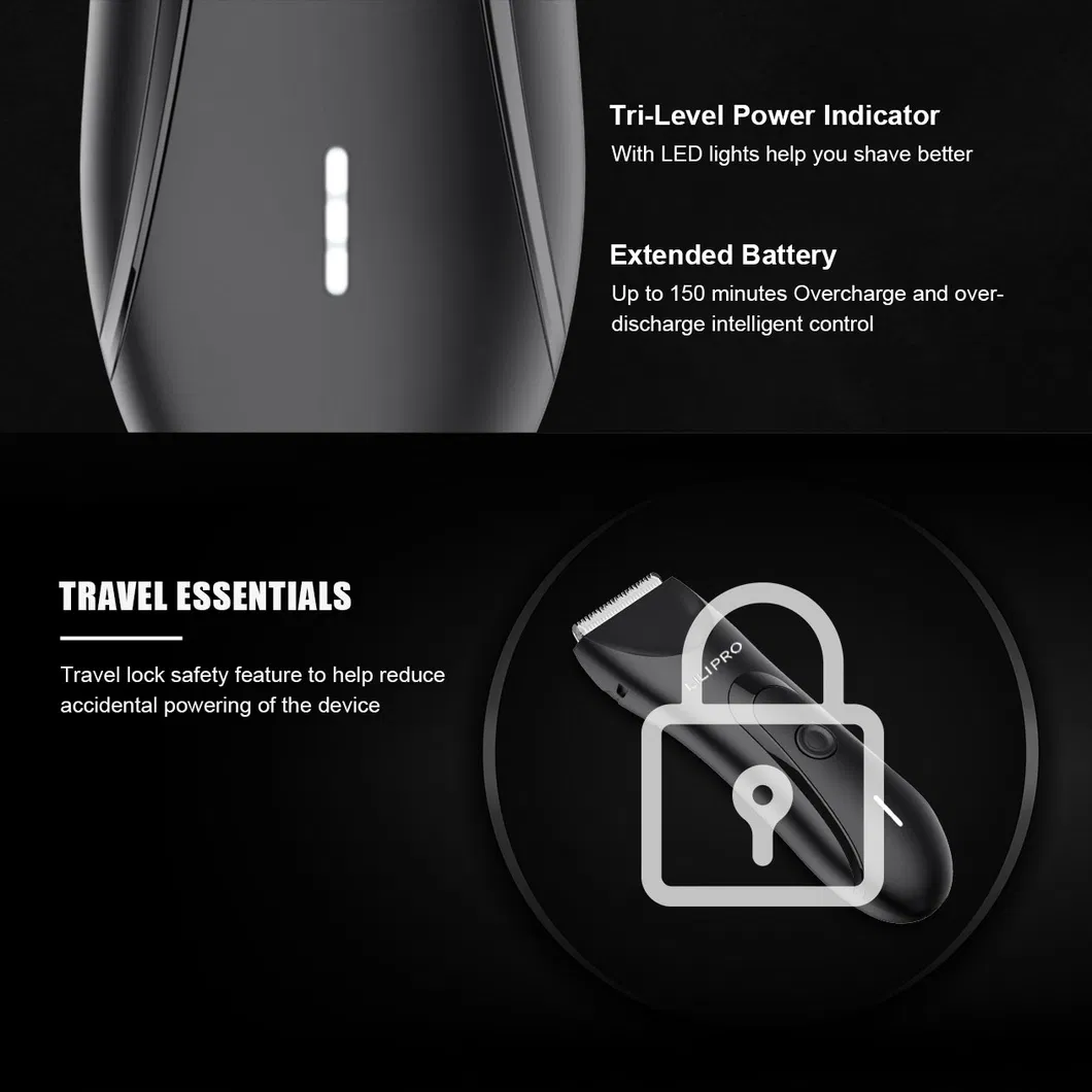 Waterproof Hair Clipper for Men's Grooming