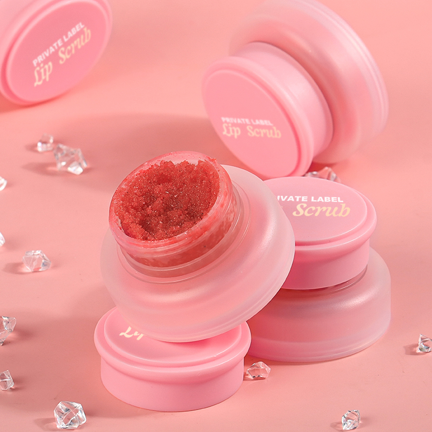 Wholesale Price Lipgloss Moisturizing Vegan Lip Care Remove Dead Lip Skin Private Label Makeup Lip Scrub