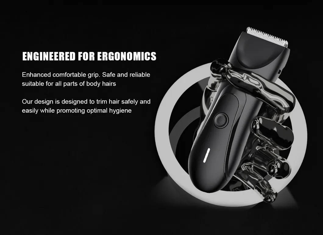 Waterproof Hair Clipper for Men's Grooming