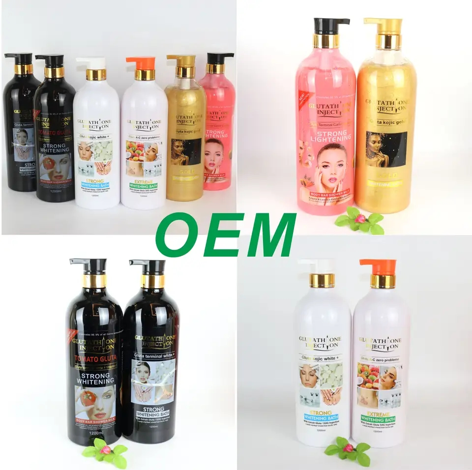 Lightening Gluta Injection Kojic Organic Strong Whitening Bath Body Wash