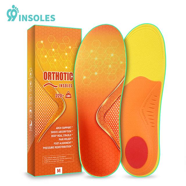 Functional Foot Care Shoes Insoles EVA Sports Insoles Orthotic Insoles 99insole Light Weight EVA OPP Bag BSCI Transfer Sticker