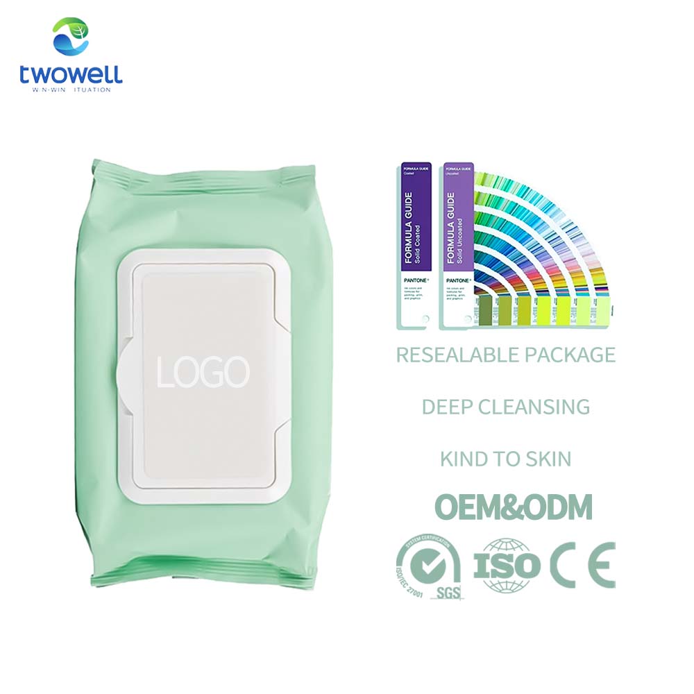 Cleansing Makeup Remover Wipes Singles Organic Makeup Removal Wet Wipes for Face