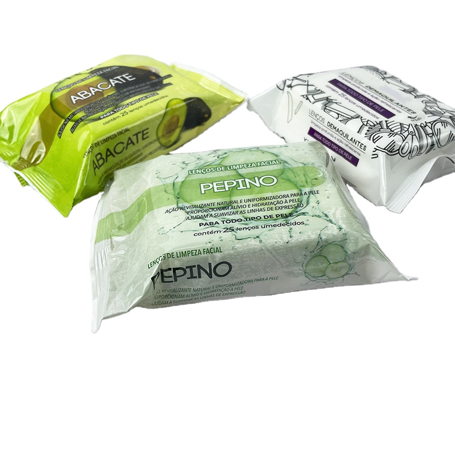 Sensitive Skin Care Soft Biodegradable Makeup Removal Wet Wipes Eco-friendly Adults Safe Makeup Remover Wipes