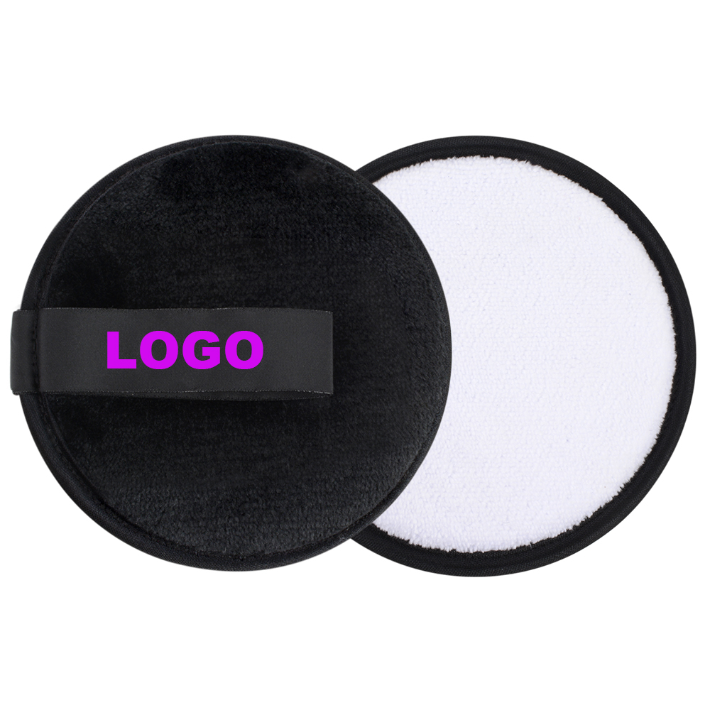 Customization New Washable Eco Friendly Natural Reusable Facial Face Cleansing Microfiber Rounds Makeup Remover Pads for Women