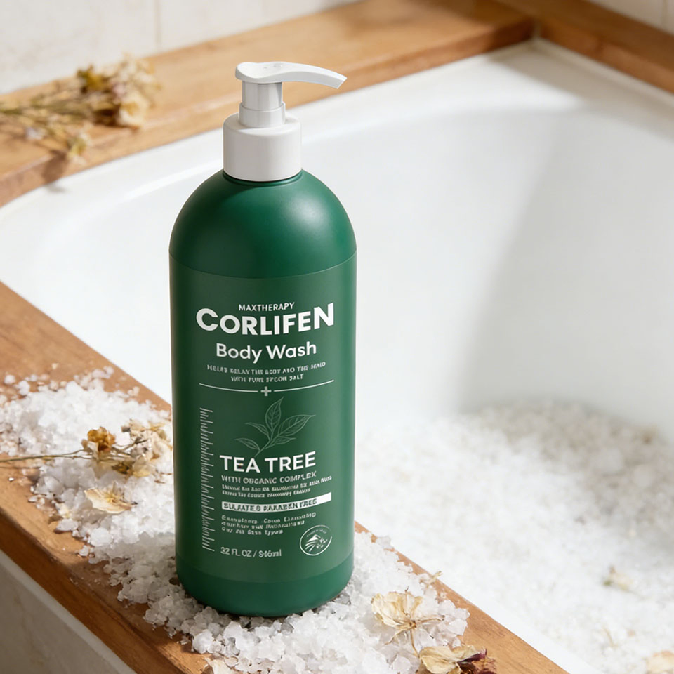 OEM Body Wash Gel China Tea Tree Organic Moisturizing Men Body Wash for Oil Control and Moisture Skin