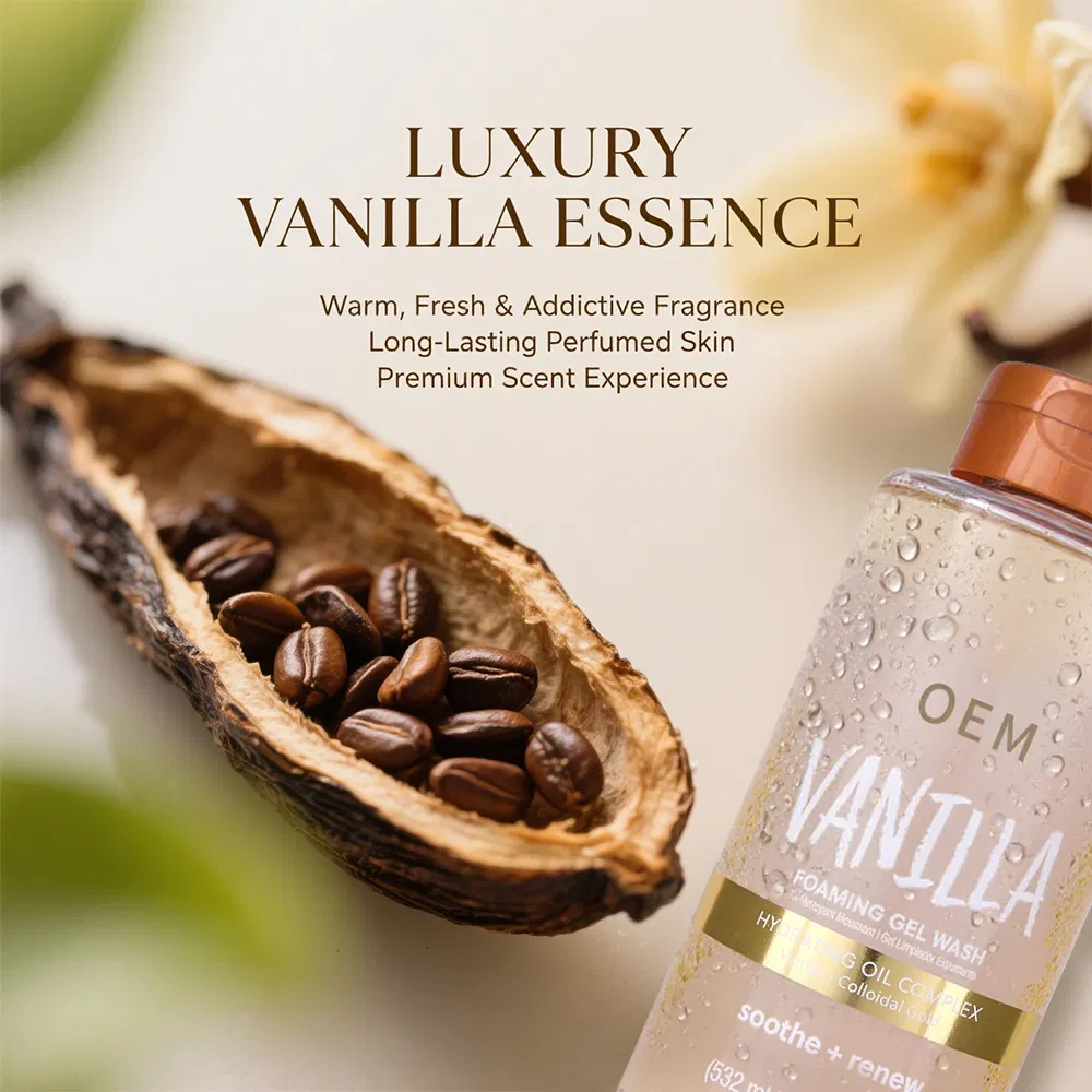Natural Vanilla Perfume Body Wash 2