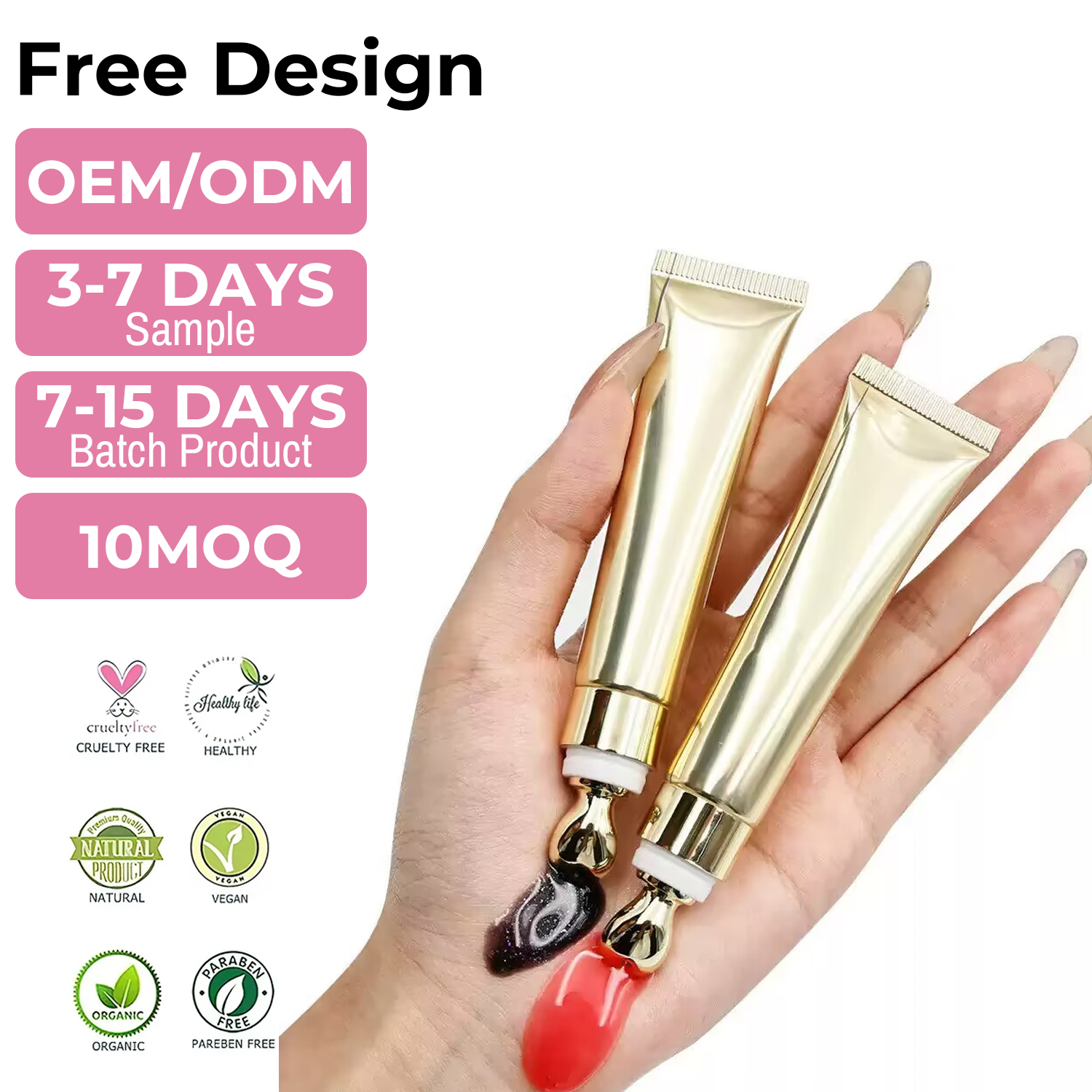 New Arrival Wholesale Vegan Collagen Lip Plumper Lip Gloss Vitamin C Moisturizing Anti-Wrinkle Nourishing High Quality Extreme