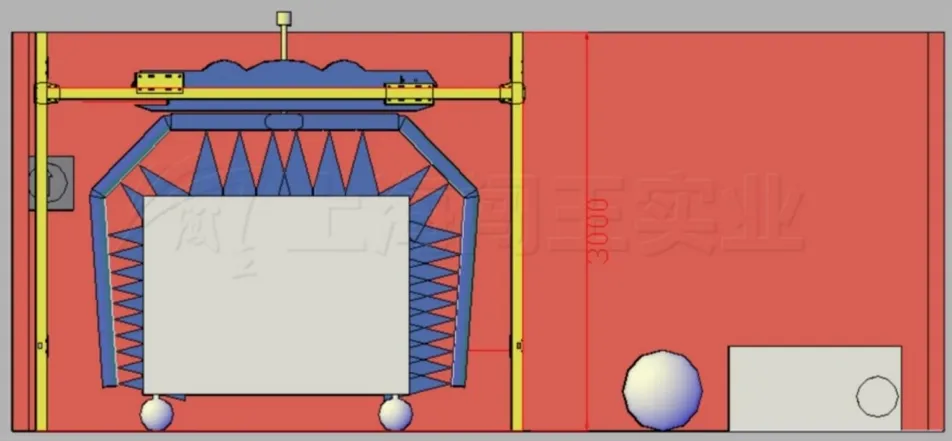 Front View Schematic Diagram
