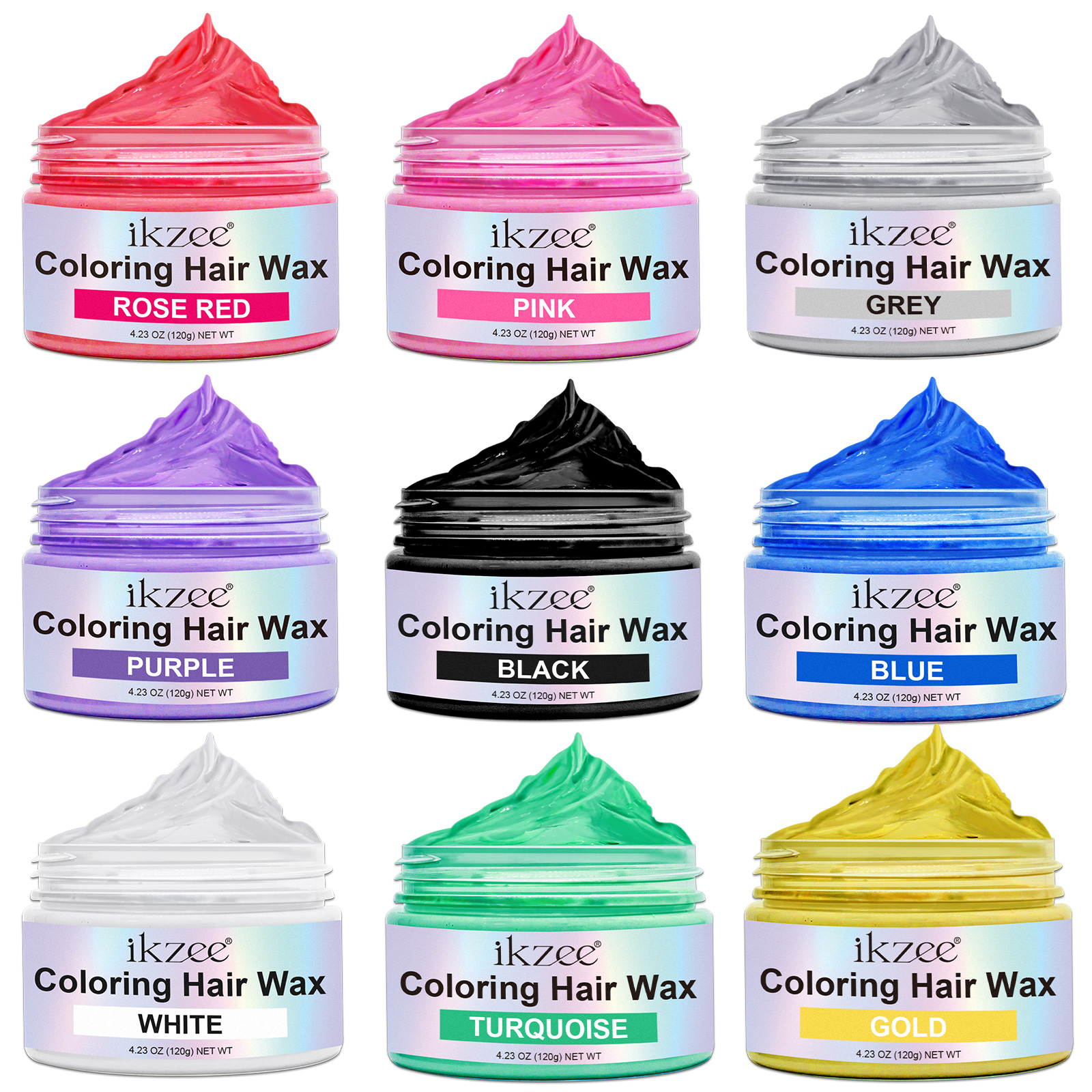 Coloring Hair Wax Showcase 9