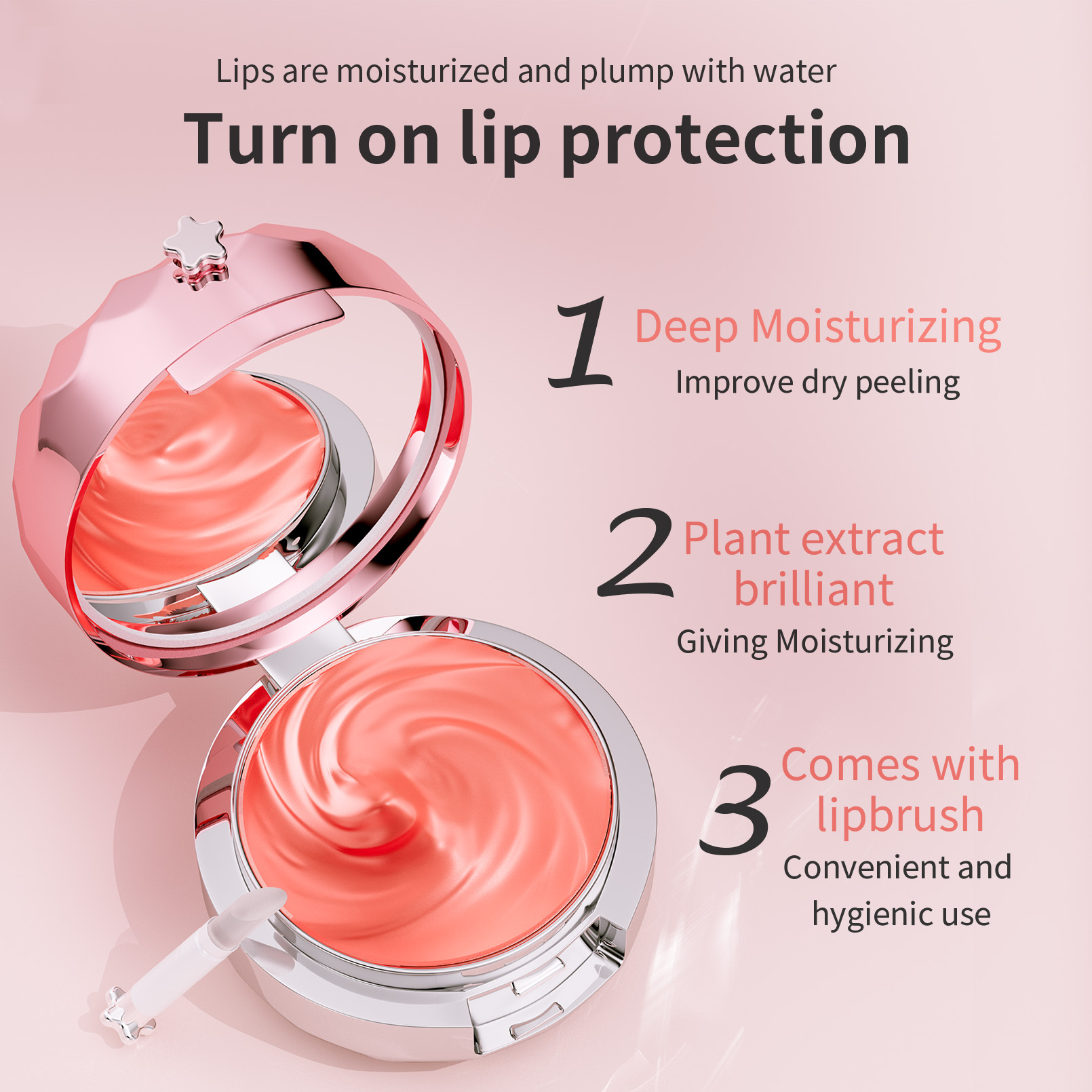Private Label Natural Herbal Fruit Strawberry 2-in-1 Lip Mask Scrub Moisturizing Waterproof Cream Nourishing Hydrating