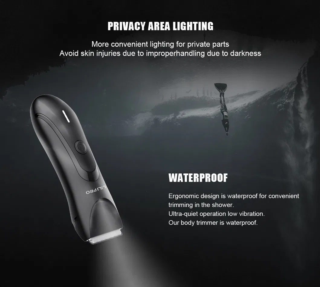 Waterproof Hair Clipper for Men's Grooming