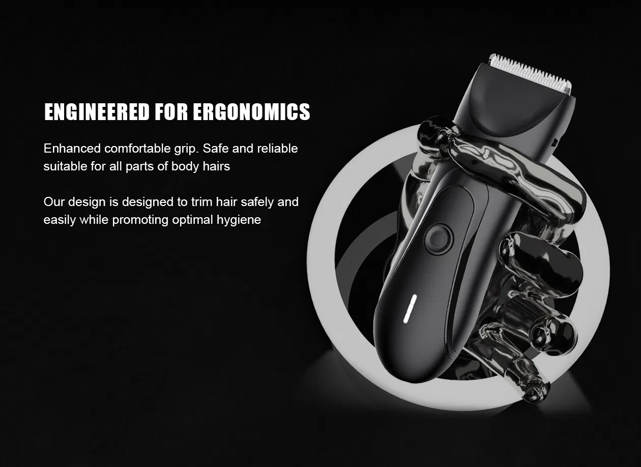 Waterproof Hair Clipper for Men's Grooming