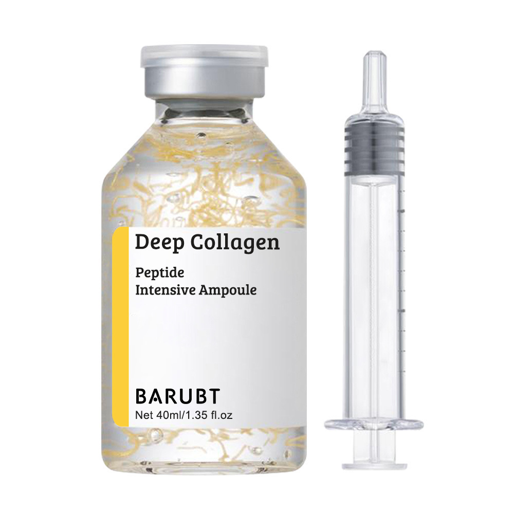 Deep Collagen Silk Peptide Facial Ampoule, Intensive Lifting Serum for Face for Anti-Aging, Tightening, Firming Hydration 40ml