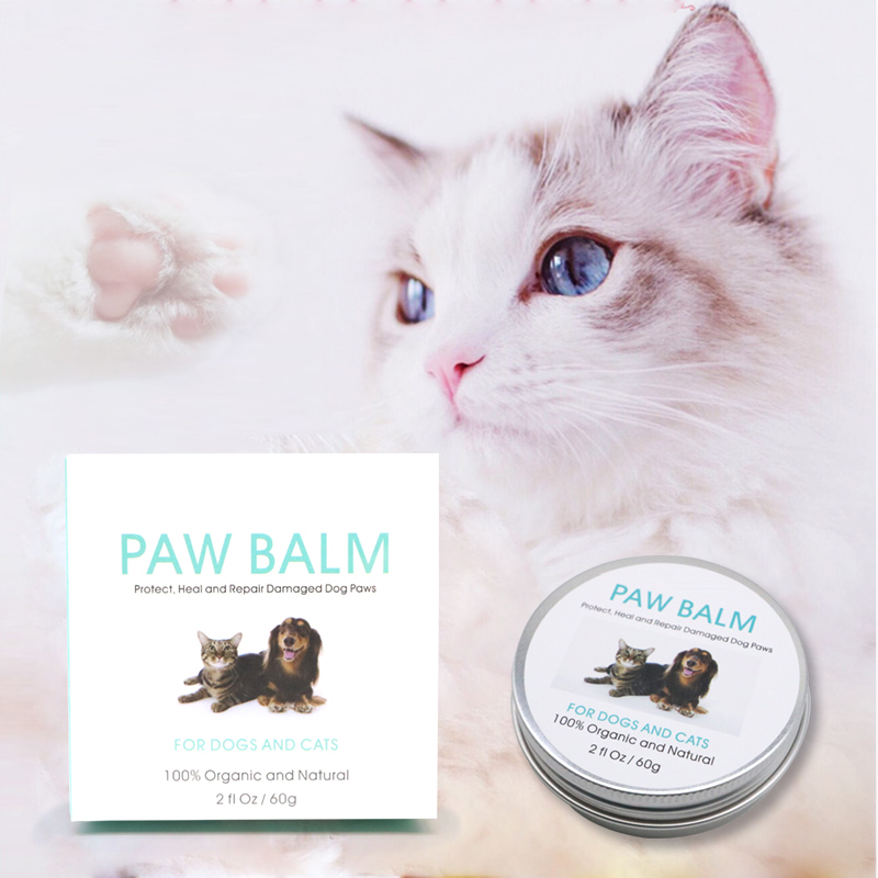 Pet Paw Nose Balm 15g Eco-Friendly Natural Lavender Scent 2-in-1 Soothing Balm For Dry Skin Claw Care For Cats &amp; Small Animals