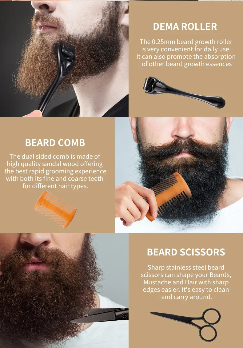 Premium Beard Grooming Set 7 PCS