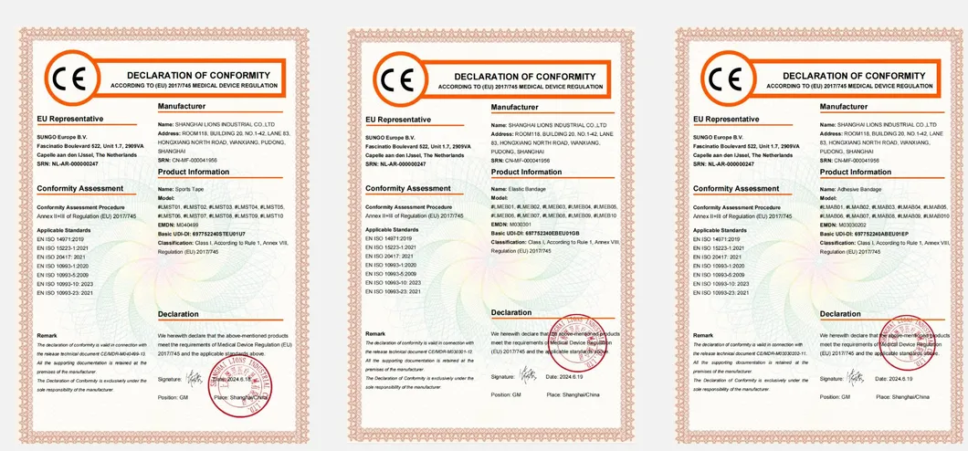 Certification document