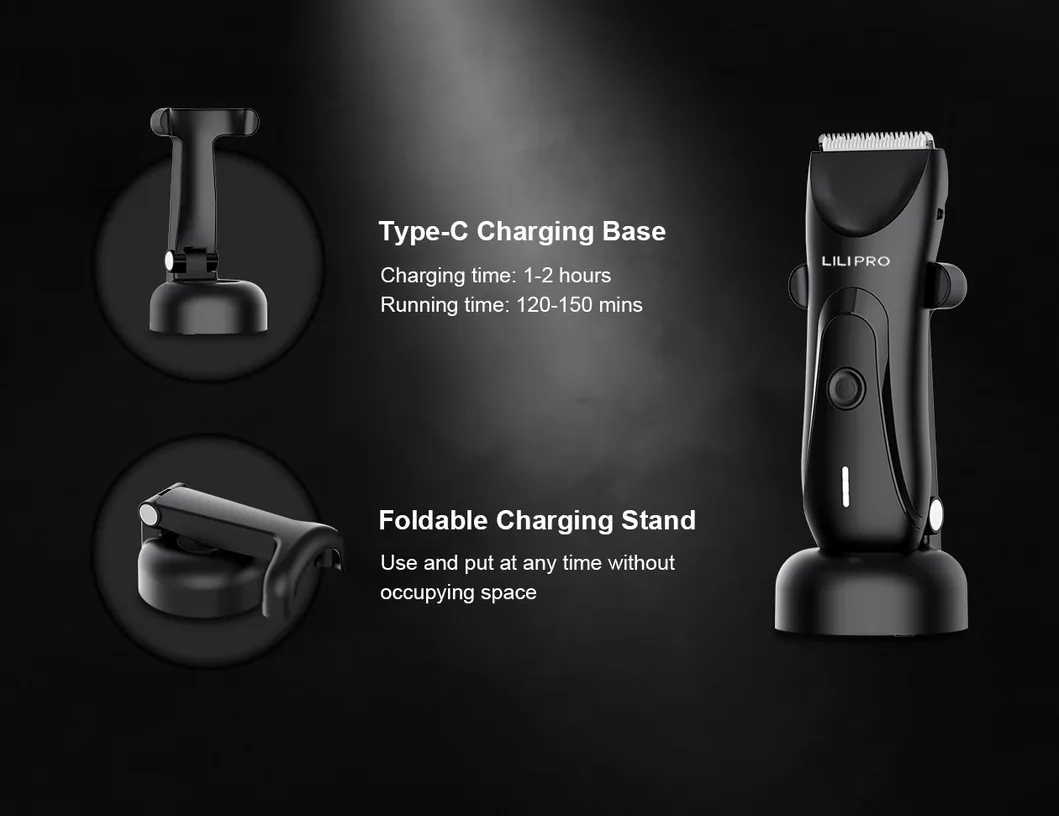 Waterproof Hair Clipper for Men's Grooming