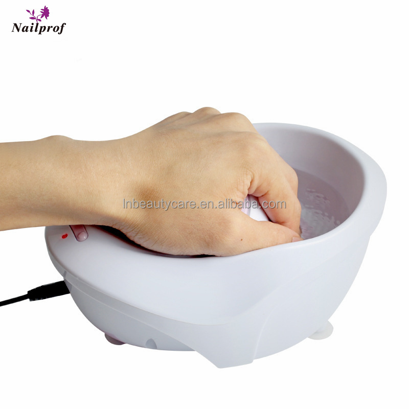Nailprof Hand Wash Nail Gel Polish Remover Manicure Tool Bubble Vibration Cleaning Nail Care Spa Nail Electric Soak Bowl
