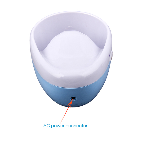 Electric Hand Massage Nail Manicure Soak Bowl Bubble Spa Nail Care Finger Bowl Front View