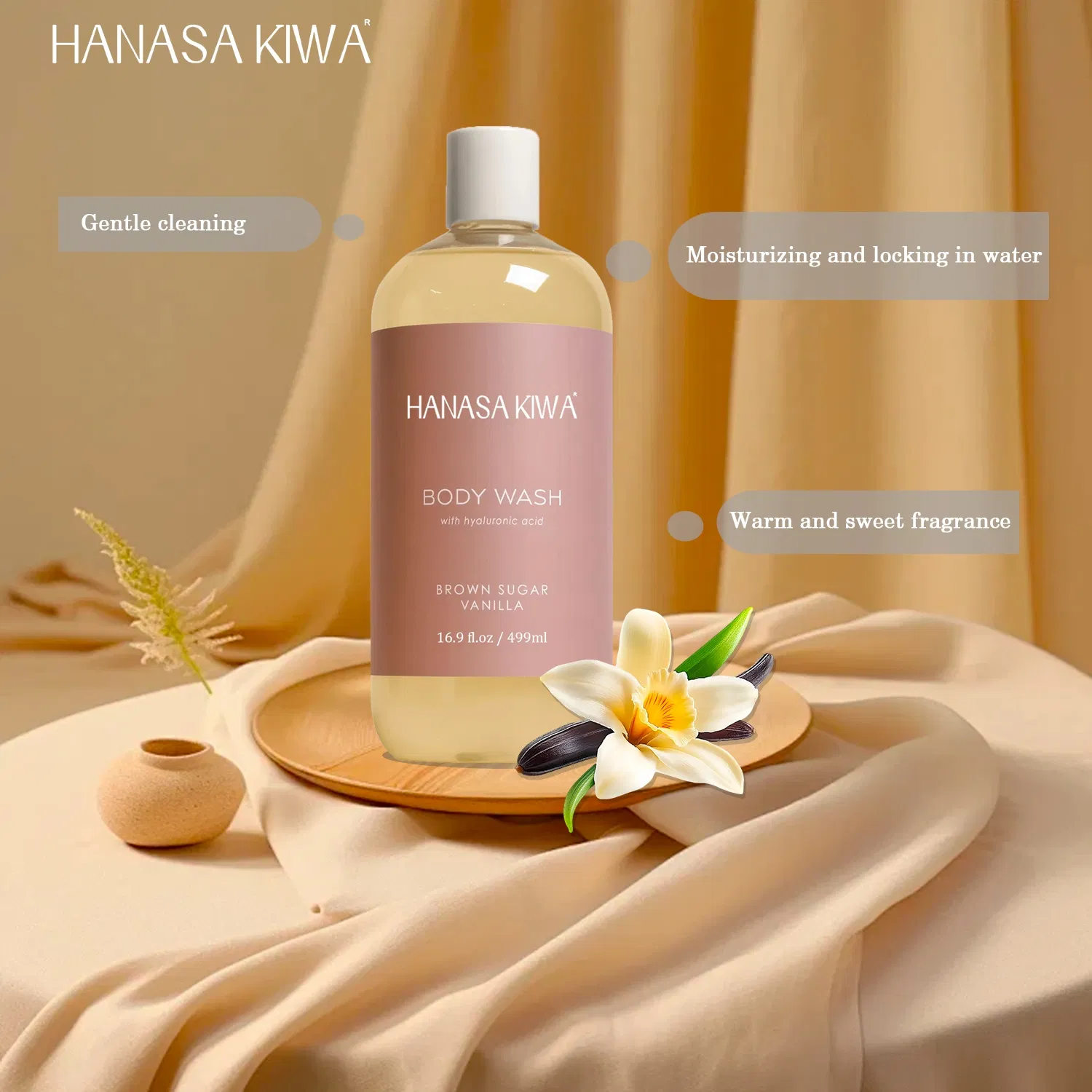 Natural Plant-Infused Body Wash Cleansing Moisturizing Refreshing Skin