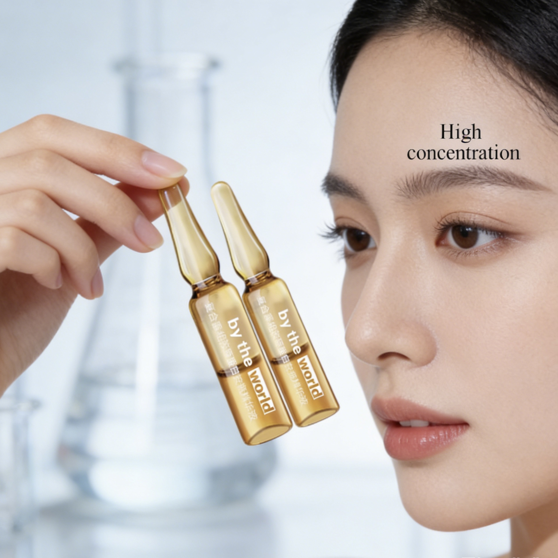 Firming &amp; Plumping Facial Ampoule Serum Ovine Placenta and Collagen Formula