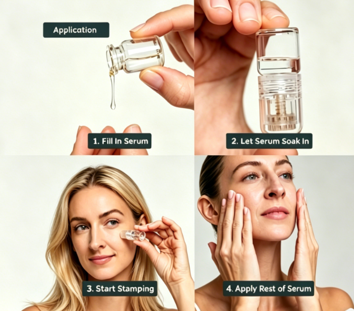 PDRN Private Label Micro Ampoules Salmon NDA Serum Hyaluronic Acid Peptides Skin Repairing Liquid Anti-Wrinkle Face Targeted