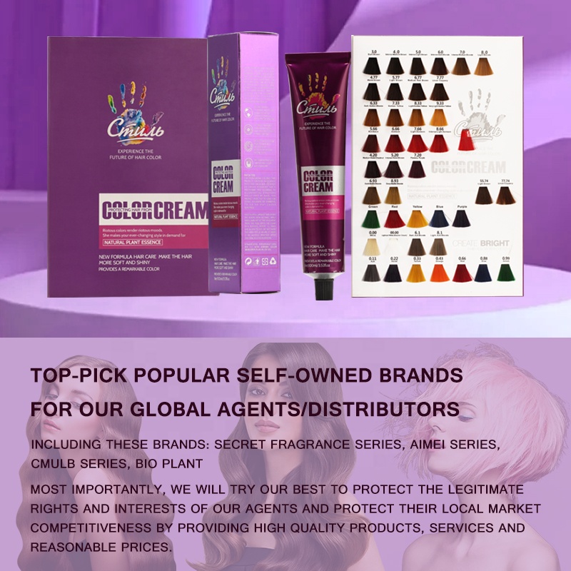 Amazing Hair Dye Cream Hairstyle Coloring Dyeing Silver Grey Icy Ashy Platinum Blonde Permanent Professional Salon Hair Color