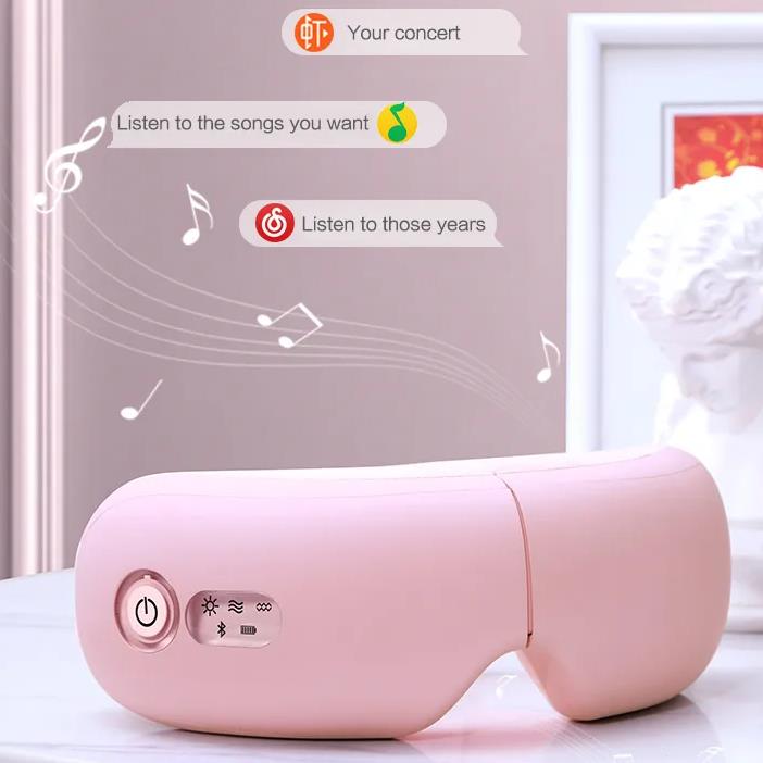 Eye Care Massager Vibration Air Pressure Timing Control for Dry Migraine Hot and Cold Heated Eye Massage