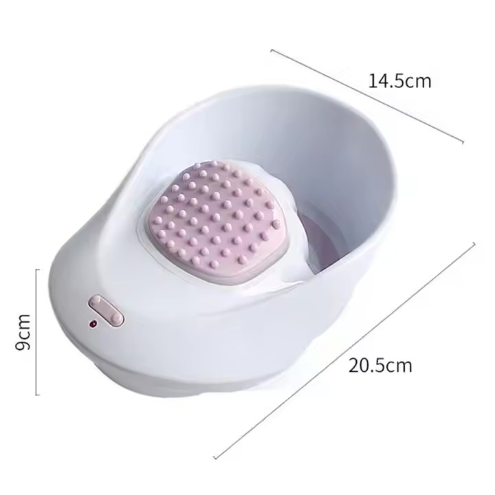 Portable Electric Plastic Removable Hand Massage Nail Manicure Soak Bowl Nail Care Hand Spa Machine