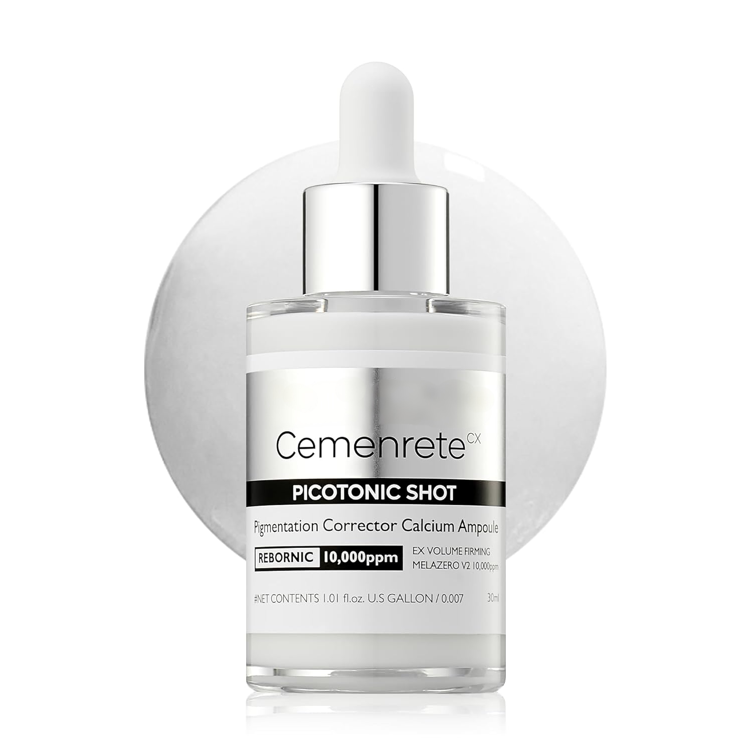 Pigmentation Corrector Calcium Ampoule Brightening Niacinamide Hyaluronic Acid Face Serum Drops