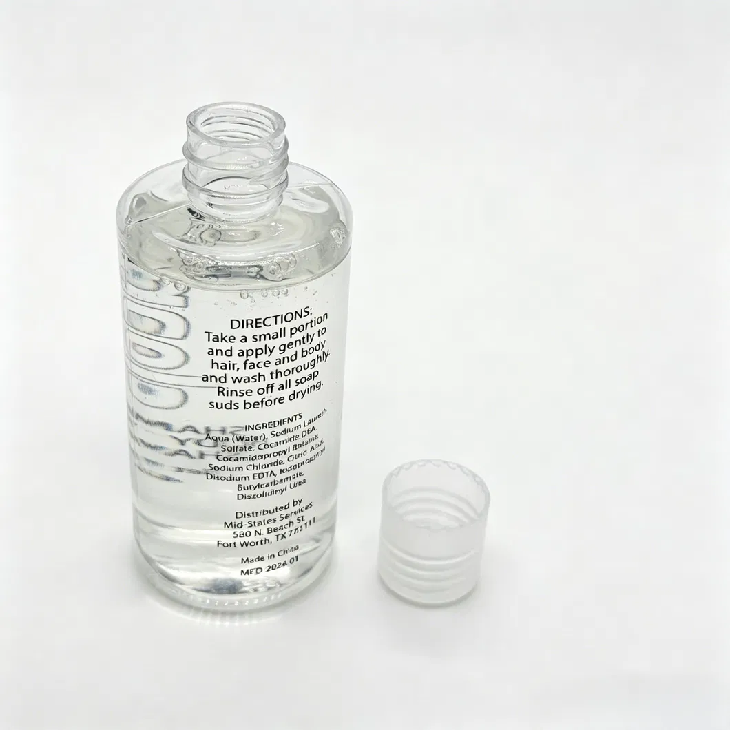 OEM Disposable 3-in-1 Shampoo & Body Wash Bottle (4.0oz) Hotel Use 02