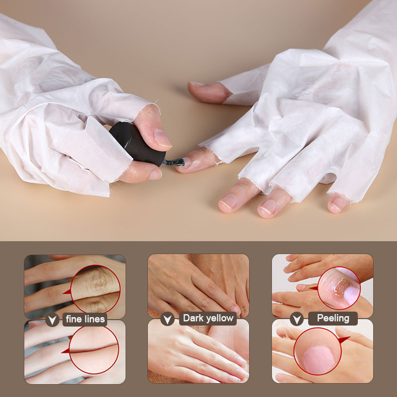 Collagen Moisturizer Nail Hand and Feet Mask Care Disposable Manicure Hand Foot Mask Private Label
