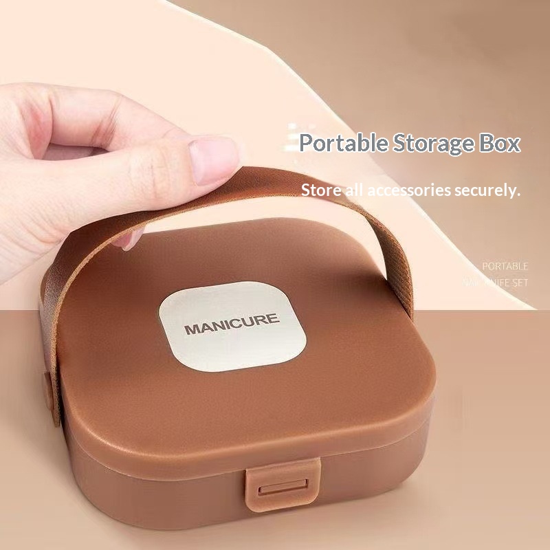 Manicures Care Tools Nail Trimming Clippers Hand-Held Nail Clipper Set With Splash-Proof Feature