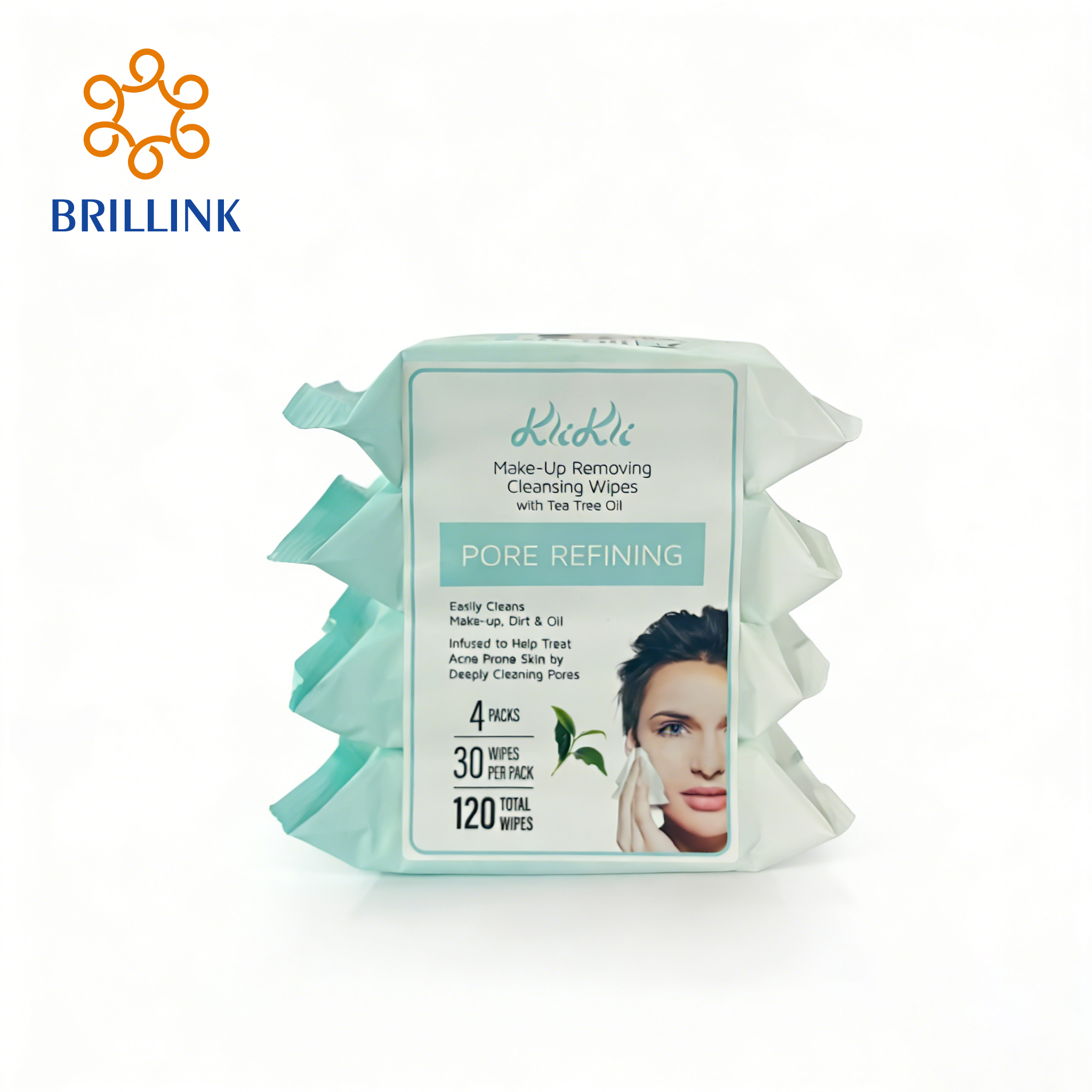 Phthalate Paraben Free Travel-Sized Non-Woven Makeup Remover Wipes-Eco-Friendly Fragrance-Free Hypoallergenic Cleansing Wipes