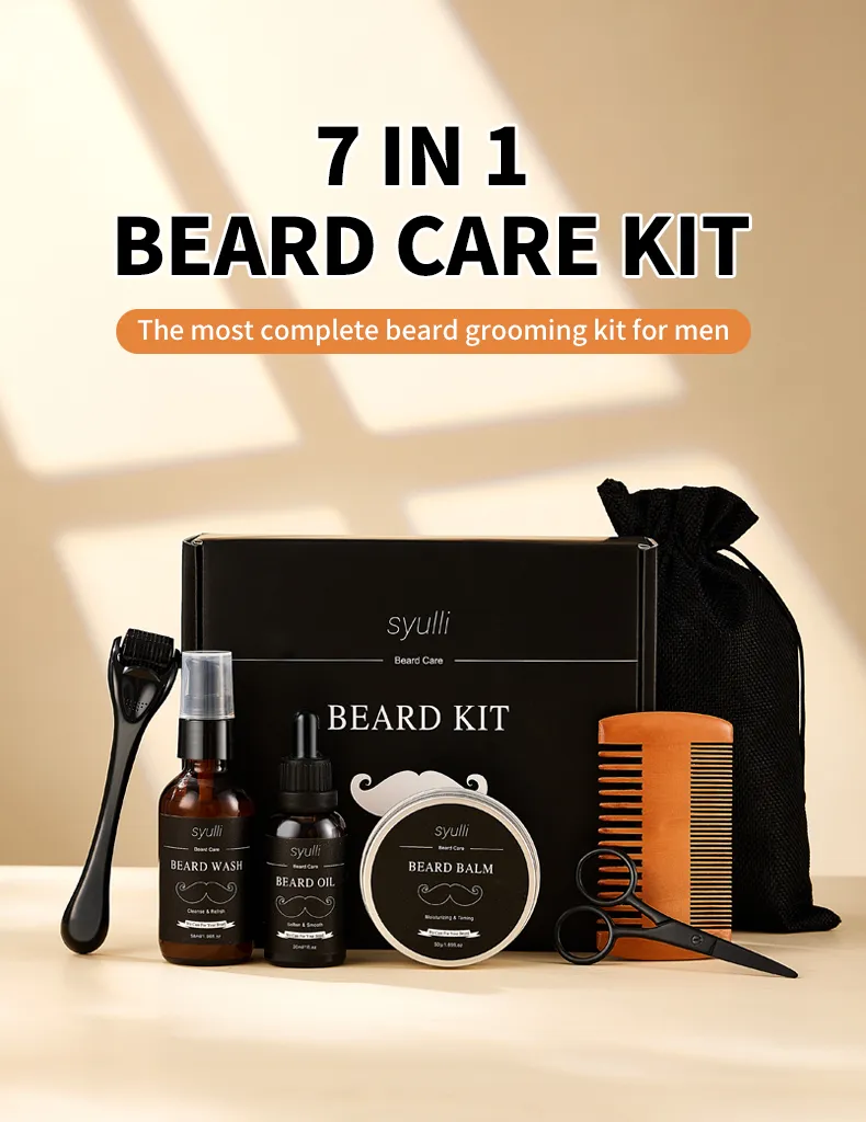Premium Beard Grooming Set 7 PCS