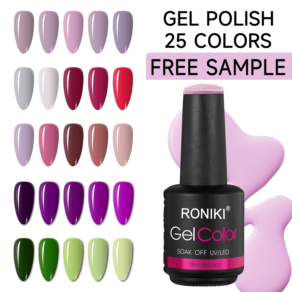 RONIKI Skin Friendly Gentle Nail Gel Mild Care Formula Comfort Touch Daily Hand Beauty Maintenance Glue