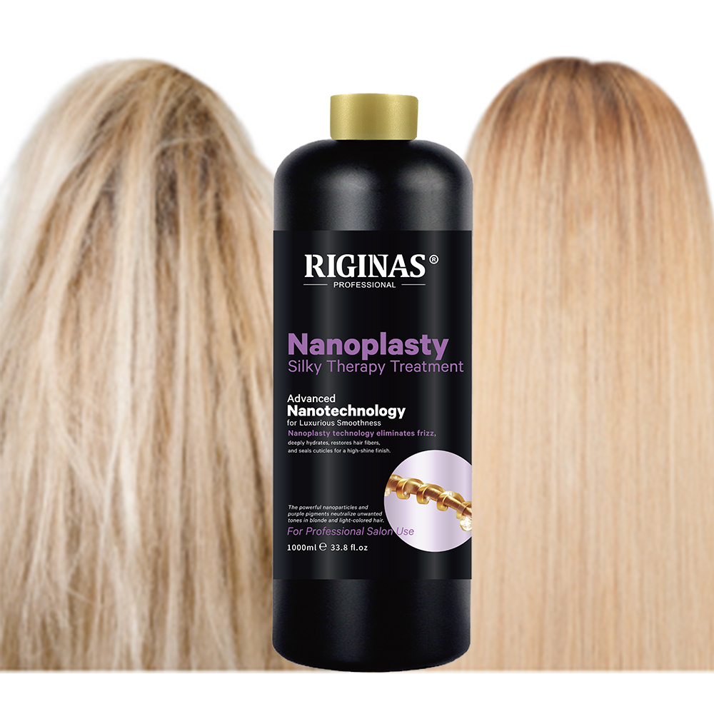Riginas Nnanoplastia Hair Reconstruction Treatment Smoothing Argan Oil Fibers Nanoplasty Treatment